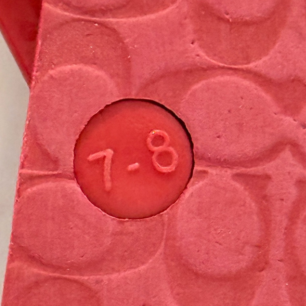 Coach Abbigail Red Floral Flip Flops sz 7-8 - Picture 8 of 11